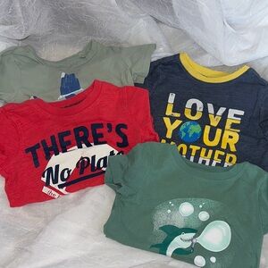 Kids Tees - Red, Green, Blue, Gray